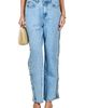 Endless Rose Endless Rose Side Buttoned Mid Waist Straight Leg Jeans - 1