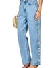 Endless Rose Endless Rose Side Buttoned Mid Waist Straight Leg Jeans - 3