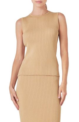 Endless Rose Endless Rose Sleeveless Rib Top