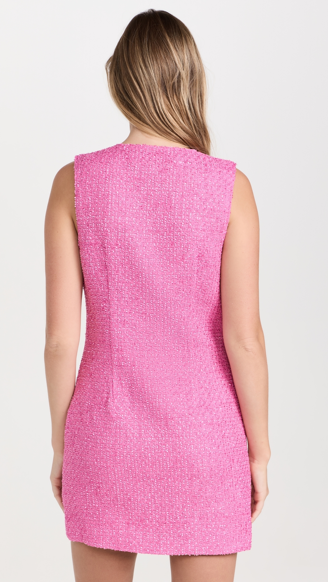 knee length dresses for ladies Square Neck Tweed Mini Dress  Endless Rose