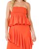 Endless Rose Endless Rose Smocked Strapless Peplum Top - 1