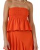 Endless Rose Endless Rose Smocked Strapless Peplum Top - 4