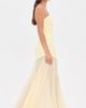 endless rose endless rose Strapless Combined Godet Dress Yellow - 4
