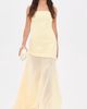 endless rose endless rose Strapless Combined Godet Dress Yellow - 5