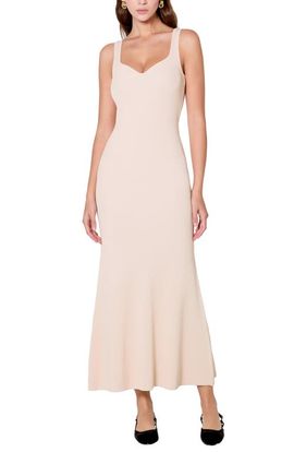 Endless Rose Endless Rose Sweetheart Neck Rib Maxi Dress