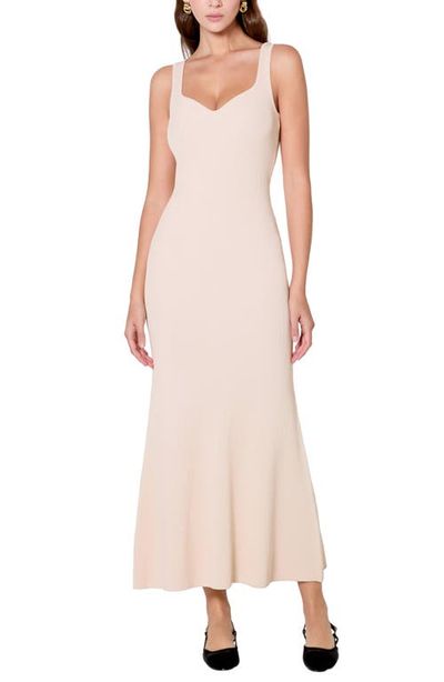 Endless Rose Endless Rose Sweetheart Neck Rib Maxi Dress