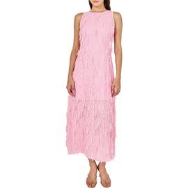 Endless Rose Endless Rose Texture Fringe Sleeveless Maxi Dress