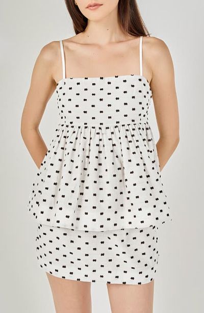 Endless Rose Endless Rose Textured Peplum Top