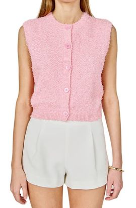 Endless Rose Endless Rose Textured Sweater Vest