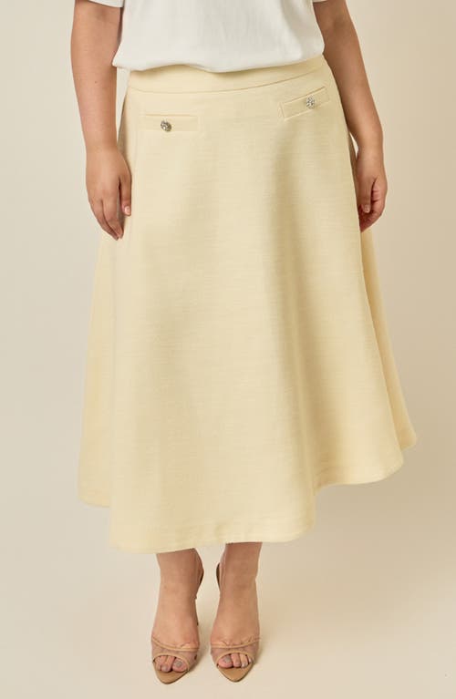Endless Rose Endless Rose Tweed A-Line Maxi Skirt