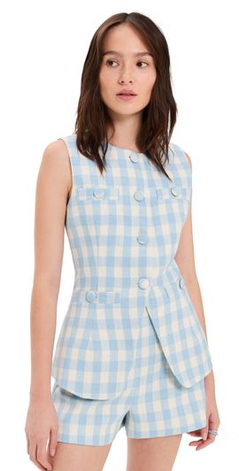 endless rose endless rose Tweed Top Jacket Powder Blue