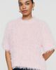 Endless Rose Faux Feather Sweater - 1