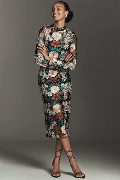 sachin and babi light blue dress Endless Rose Sleeveless Textured Midi Dress main image 1