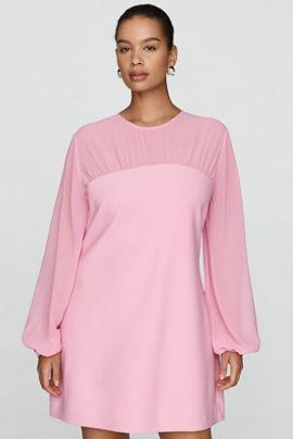 Endless Rose Plus Ruched Mini Dress