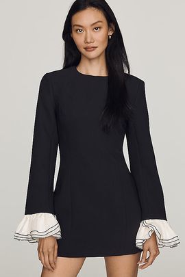 Endless Rose Ruffled Cuff Mini Dress
