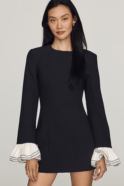 Endless Rose Ruffled Cuff Mini Dress