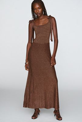Endless Rose Square-Neck Midi Dress