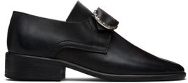Enfants Riches Déprimés Enfants Riches Déprimés Black Leather Pope Loafers