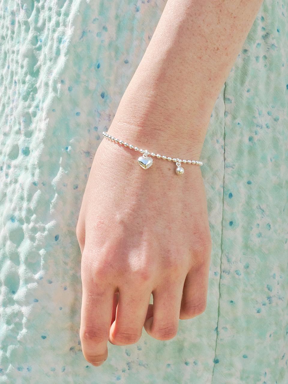 ENGBROX filo heart ball bracelet