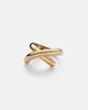 Engelbert Engelbert Cross Loop Medium 18kt gold ring - 1