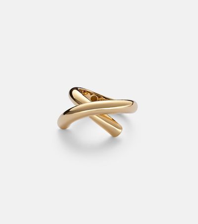Engelbert Engelbert Cross Loop Medium 18kt gold ring