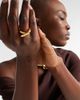 Engelbert Engelbert Cross Loop Medium 18kt gold ring - 3