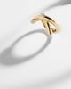 Engelbert Engelbert Cross Loop Medium 18kt gold ring - 5