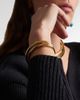 Engelbert Engelbert Infinity Loop Medium 18kt gold cuff bracelet - 2