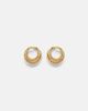 Engelbert Engelbert Infinity Loop Medium 18kt gold earrings with diamonds - 4