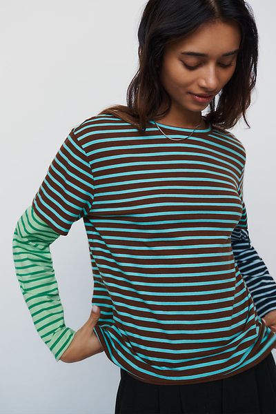 English Factory 100% Cotton Layered Top
