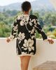English Factory 100% Cotton Plus Kaftan Mini Dress - 3