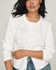 English Factory Beaded Bow Cardigan - 1