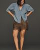 English Factory Collared V-Neck Top - 2