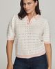 English Factory Crochet Polo Top - 1
