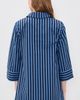 English Factory English Factory A-Line Kaftan Collar Mini Dress Navy/Blue - 3