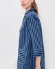 English Factory English Factory A-Line Kaftan Collar Mini Dress Navy/Blue - 4
