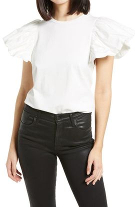 English Factory English Factory Balloon Sleeve Top