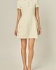 English Factory English Factory Beaded Collar Knit Fit and Flare Dress - 1