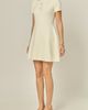 English Factory English Factory Beaded Collar Knit Fit and Flare Dress - 3