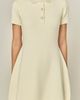 English Factory English Factory Beaded Collar Knit Fit and Flare Dress - 4