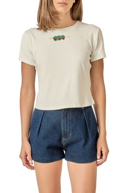 English Factory English Factory Beaded Olive Baby T-Shirt