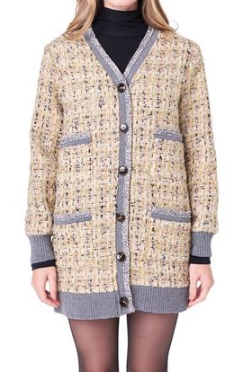 English Factory English Factory Bouclé Coat