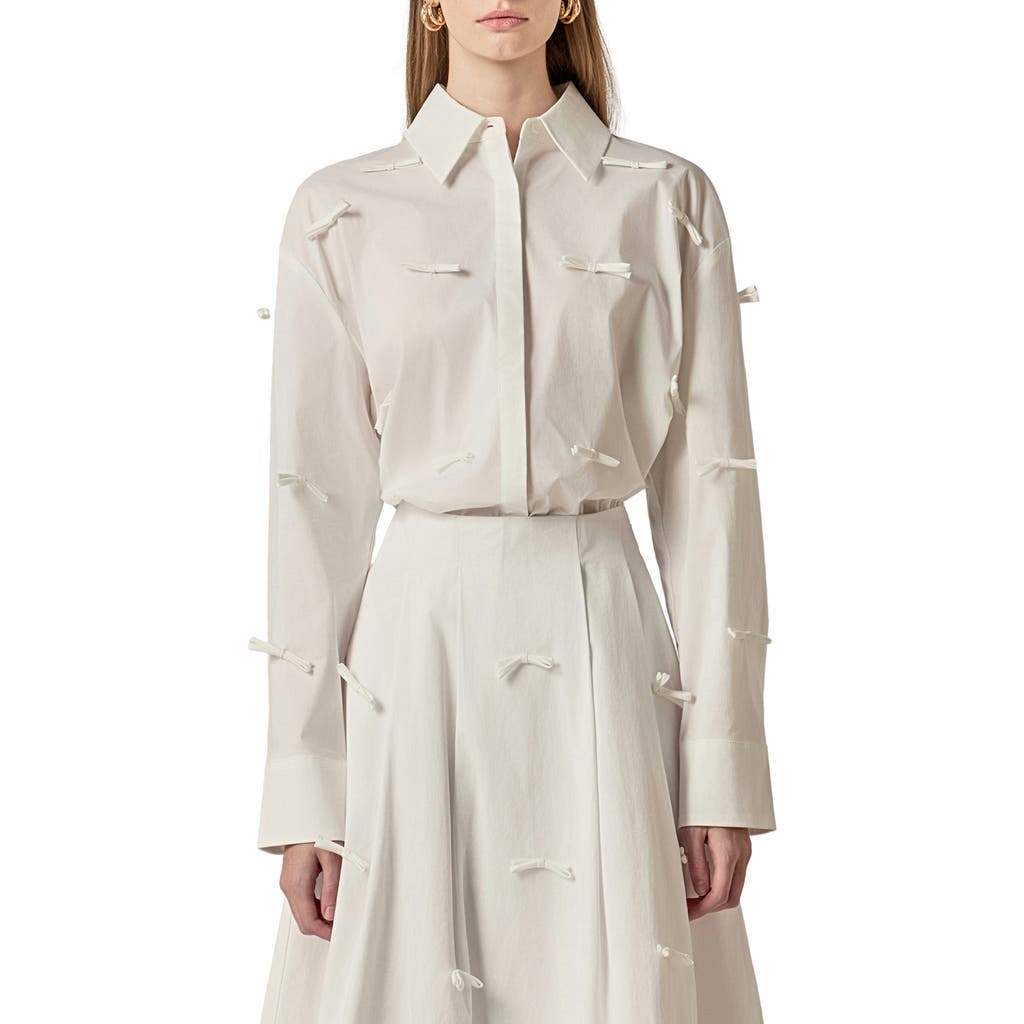English Factory - Bow Detail Tunic Shirt
