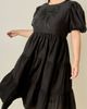 English Factory English Factory Bow Puff Sleeve Midi Dress - 4