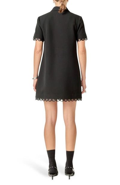 English Factory English Factory Bow Scallop Hem Minidress