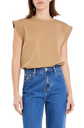 English Factory English Factory Cap Sleeve Jersey T-Shirt