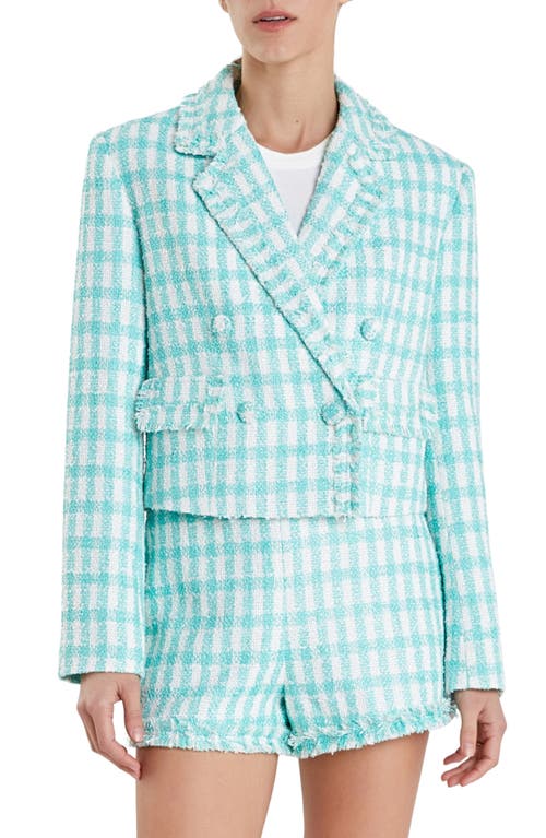 English Factory English Factory Check Bouclé Blazer