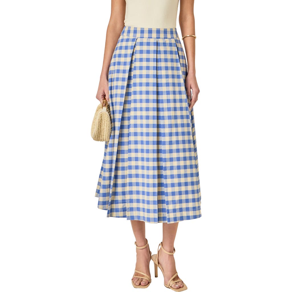 English Factory English Factory Checked Cotton Maxi Skirt