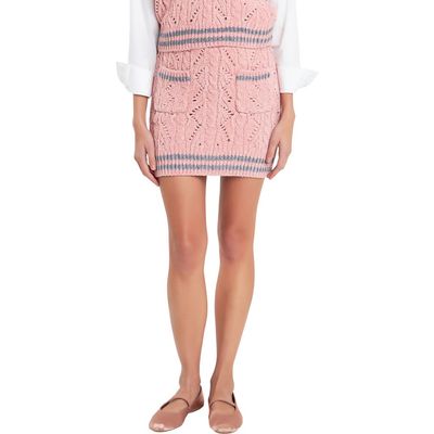 English Factory English Factory Chenille Miniskirt