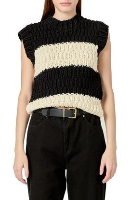 English Factory English Factory Chunky Stripe Sweater Vest